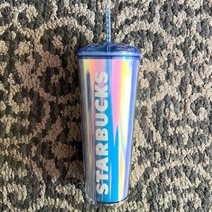 Starbucks Summer 2023 Dichroic Iridescent Dome Lid Cold Cup Tumbler (24 oz)